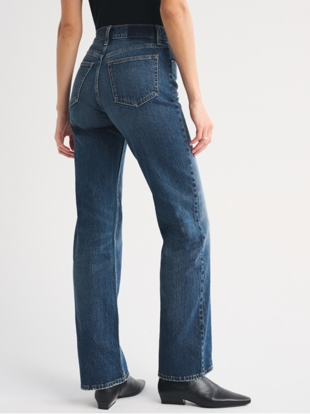 Abercrombie & Fitch The 90s High Rise Relaxed Jeans Curve Love - Picture 3 of 12